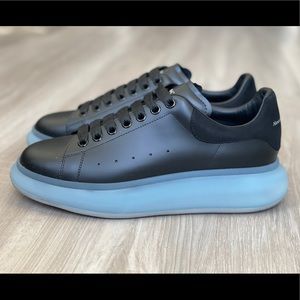 ALEXANDER MCQUEEN Oversized Sneaker with Transparent Blue Frosty Sole